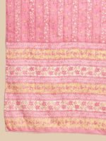 YUVVIK Women's Pink Embroidered Kurta Pant and Dupatta Set - Image 5