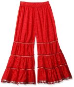 BIBA Girls Notched Neck Embroidered Sharara Suit For Girls - Image 5