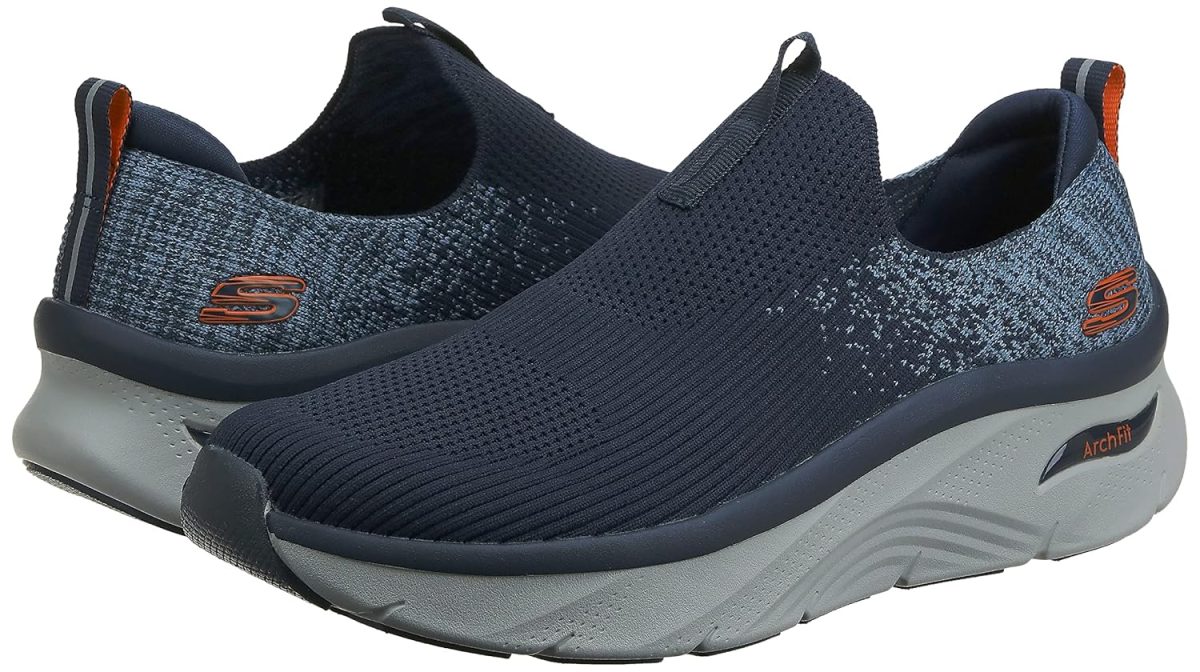 Skechers Mens Arch Fit D'lux-Key Journey Sneaker - Image 3