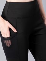 Cosvos Activewear Leggings, Tights for Women | Squat Proof | Buttery Soft Fabric | Ankle Length | Sports Fitness | Polyester Leggings Tights with Pockets - Image 5