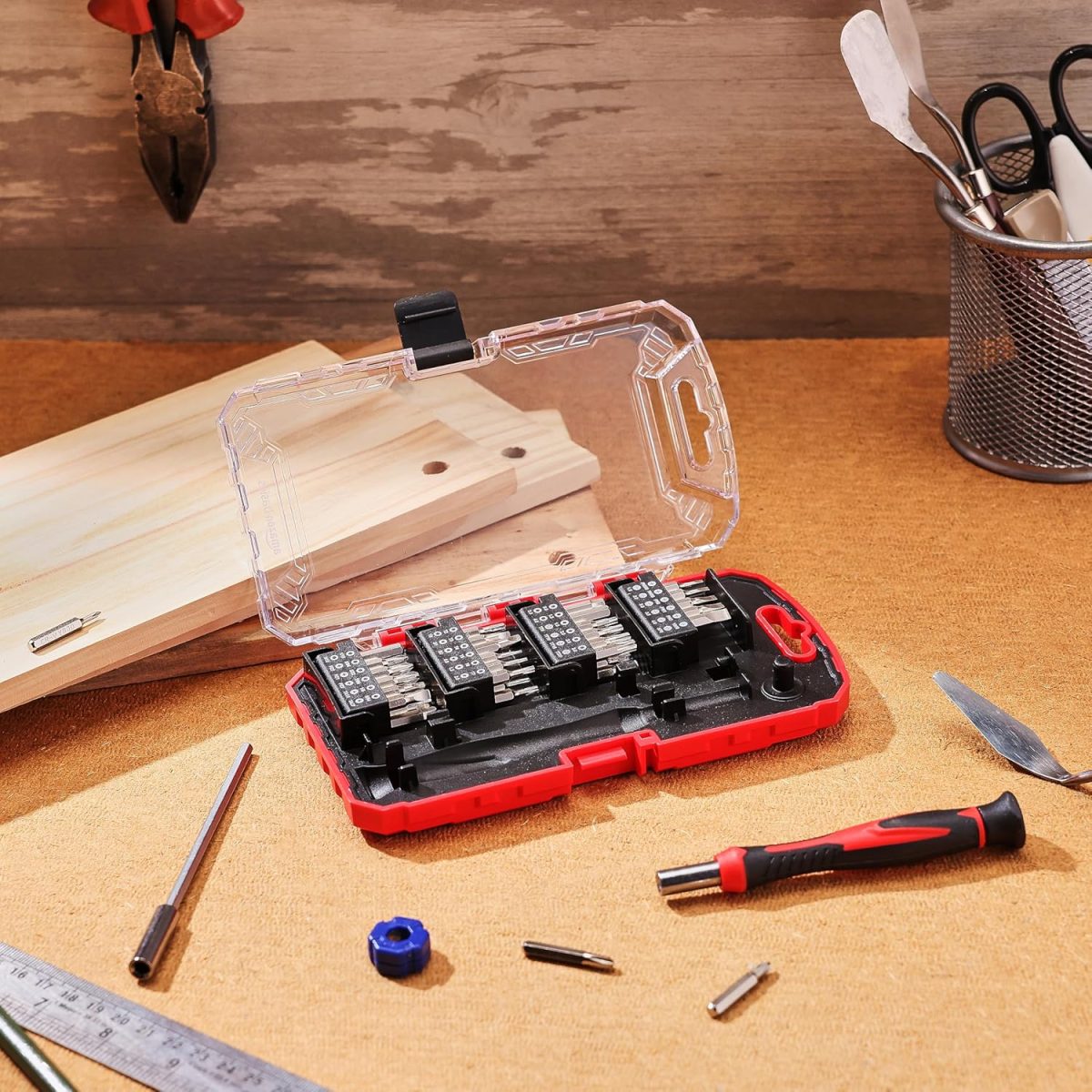 AmazonBasics 51-Piece Precision Screwdriver Bit Set, 17.1 x 9.7 x 2.8 cm - Image 7