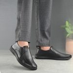 Blue Leather By Centrino Genuine Leather Men's Formal Slip on Loafers |Comfort Trendy Non Lace-Up Design |Flexible Mocassins |Leather with Anti-Skid Sole |Perfect for Office Wear & Formal Dress (3997) - Image 2