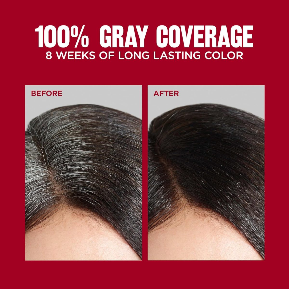 Revlon ColorSilk Permanent Hair Color For Women, Salon Perfect Hair Colour at Home with 100% Grey Coverage | Pro-Keratin & No Ammonia | Up to 8 Weeks of Colour | Shade - Brown Black 2N (Pack of 1) - Image 5