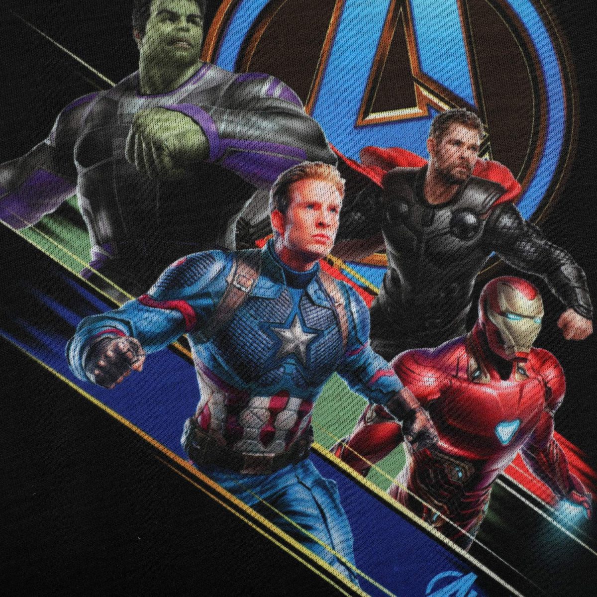 Marvel Avengers by Wear Your Mind Boy's Plain Regular Fit Long Sleeve Top (DMAF0107.2_Black6 5-6Y) - Image 3