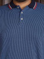 Bigbanana Plus Size Men's Regular Fit Jacquard Polo Tshirt - Image 6