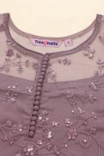 TRENDMALLS Women's Net Embroidery Sequence Work Kurta Palazzo Set with Dupatta Kurta Set for Women - Image 5