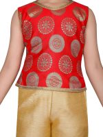 Adiva® Girl's Brocade Kurta with Palazzo Set - Image 6