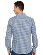 The Indian Garage Co Men's Cotton Regular Fit Checkered Full Sleeves Cutaway Collar Casual Shirt - Image 2