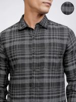 Locomotive Highlander Men's Slim Fit Casual Shirt | Checkered | Button Closure | Trendy, Breathable & Comtable All-Day Wear - Image 6