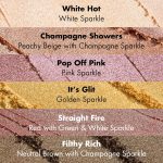 e.l.f. Powder Fine As Fleck Glitter Eyeshadow, Long-Lasting Sheer Eye Makeup With A Shimmer Finish, Soft, Smooth Formula, Vegan & Cruelty-Free, White Hot - Image 3