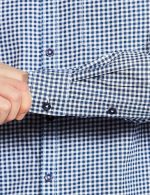The Indian Garage Co Men's Cotton Regular Fit Checkered Full Sleeves Cutaway Collar Casual Shirt - Image 5