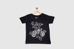 BODYCARE Kids Infantwear Boy's Black & Blue Printed Round Neck Regular Fit T-Shirt Pack Of 2,Cotton,18 Months-24 Months - Image 5