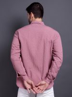 TAGAS Men's Hexa Pattern Button Up Full Sleeve Shirt|| Shirt for Mens ||Regular Shirt for Mens ||(MS-Hexa) - Image 4