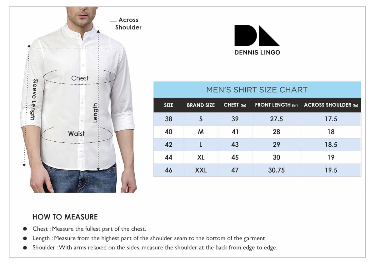 Dennis Lingo Men's Solid Dusty Green Casual Shirt (AZ301_Dusty Green_M) - Image 8