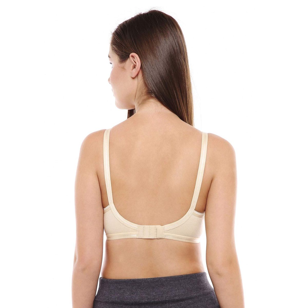 Bodycare Women's Cotton Non Padded Wire Free Sports Bra Multicolored - Image 3