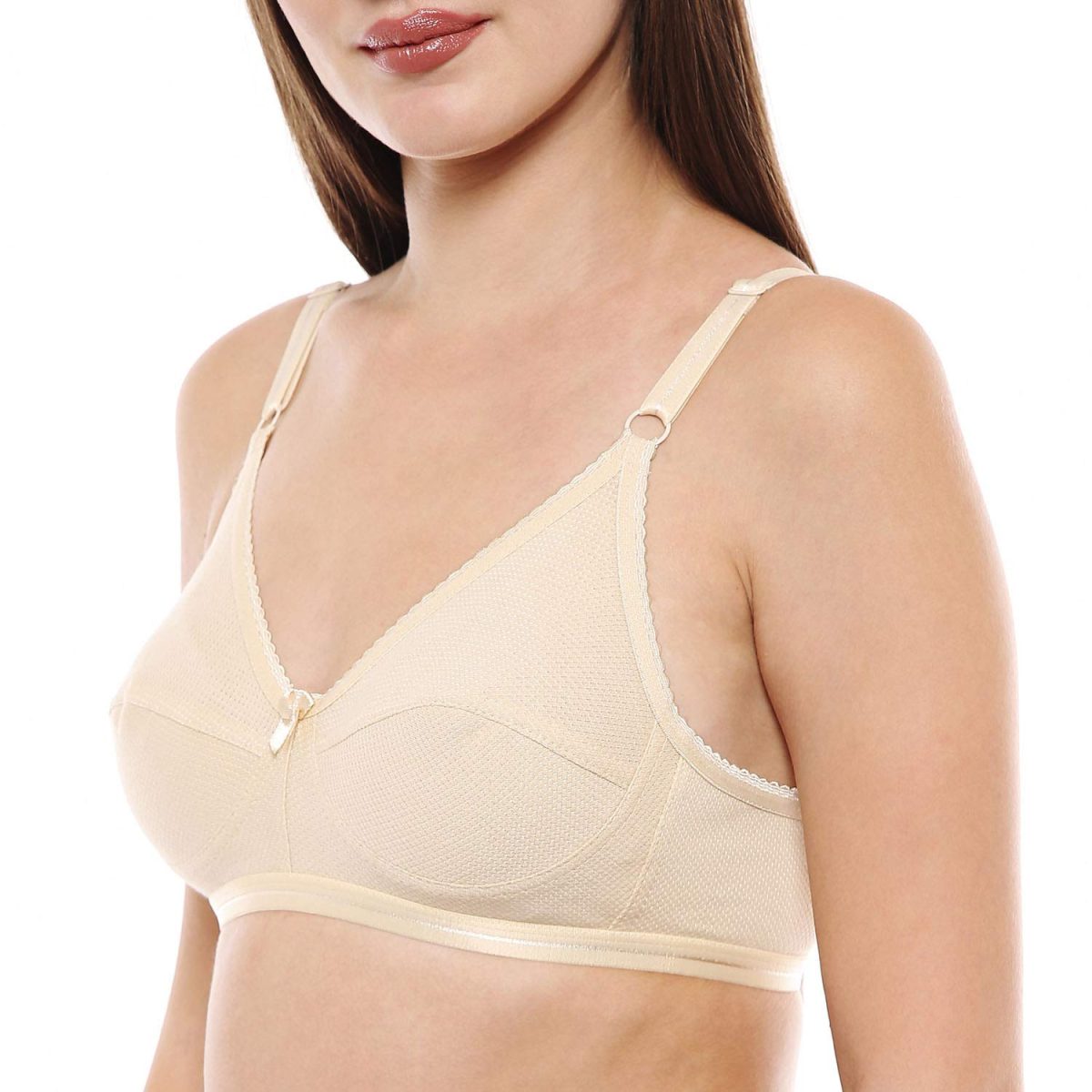Bodycare Women's Cotton Non Padded Wire Free Sports Bra Multicolored - Image 5