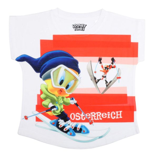 Looney Tunes by Wear Your Mind Girl's Regular Fit T-Shirt