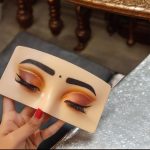 D-DIVINE Eye Make Up Practice Dummy | Make Up Practice Face Board | Make up Face Practice Skin Board | For Beginners and Make Up Artists (Pack of 1) - Image 3