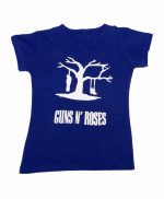 IndiWeaves Girls Cotton Half Sleeve Printed T-Shirt (Blue2,14-15 Years)