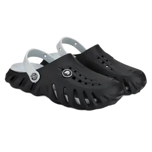 Anti-Slip Work Clogs for Men – Durable and Comfortable_Black 7393