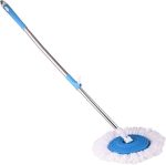 mop Stick Rod only Spin Mop Stick Rod with 1 Microfiber Refill Standing Magic Pocha with Easy Grip Handle