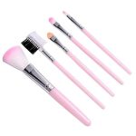 JAF 6155 Makeup kit and 5 Pieces Brush and 2 Pieces Blender Puff Combo - Multicolor - Image 2