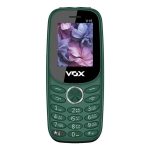 Vox V15 Multimedia Keypad Phone with King Talker & Contact Icon (1.8 Inch, Dual Sim, 1000mAh Battery) (Green)