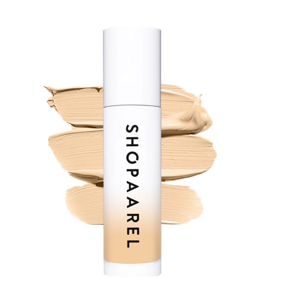 Shopaarel Full Coverage Blendable Semi Matte Miracle Skin Foundation Cream for All Skin Type (SMSF_02_Vanila)