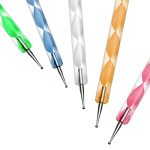 Belicia Nail Art Design Tools, 5pcs Nail Dotting Pen Tool Nail Art Tip Dot Paint Manicure kit - Image 3