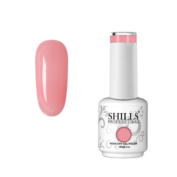 SHILLS PROFESSIONAL Uv/Led Soak Off Gel Polish (Gel Nail Polish) Nail Art Glossy Finish Nail Polish Color Shade 128, 15 Ml