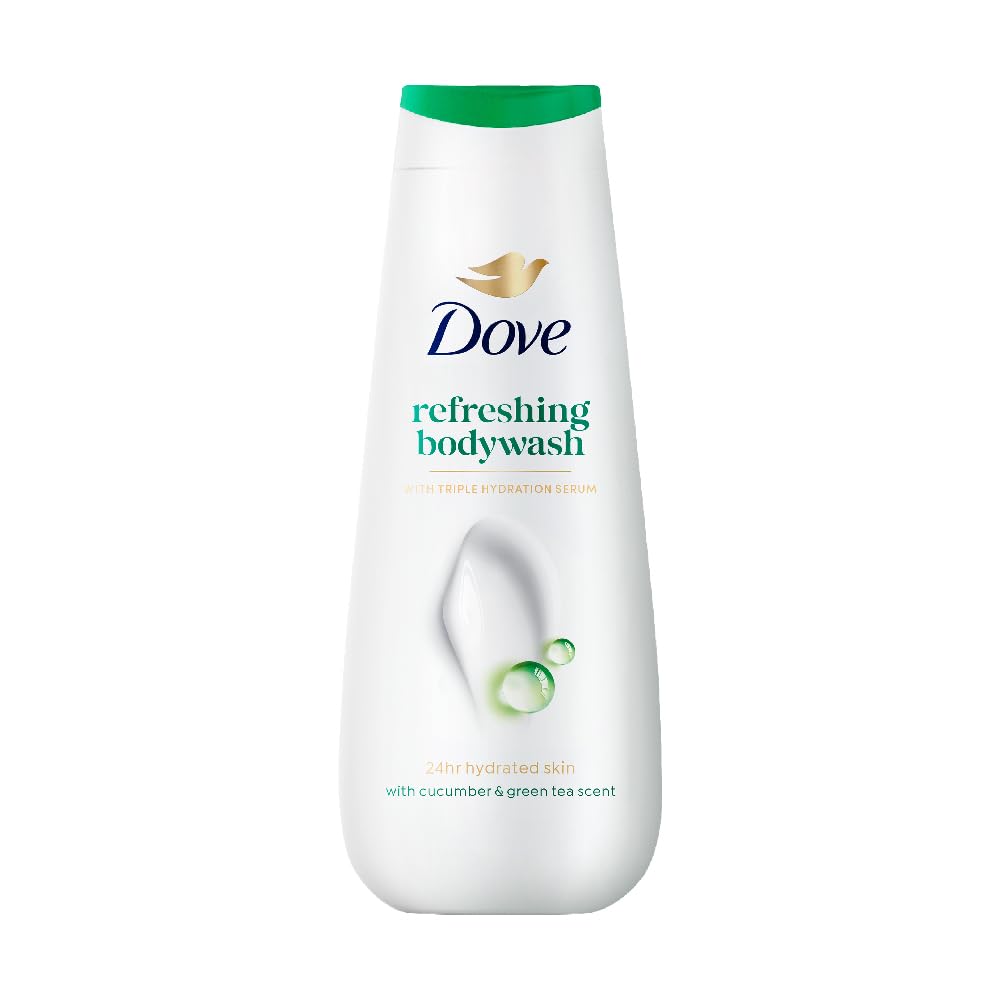 Dove Refreshing Bodywash with Triple Hydration Serum, 300ml