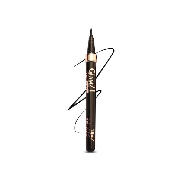 Glam21 Pen Eyeliner Long Lasting | Smudge Proof | Highly Pigmented |Artist Pen Eyeliner
