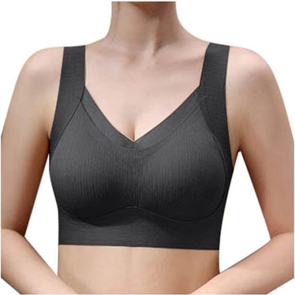Neellohit Women's Wireless Push-Up Bra | Soft Lightly Padded Full Coverage Bra | Longline High Support Sports Bra for Workout, Gym & Yoga | Comfortable Everyday Bralette