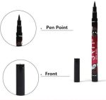 Beauty Heights 36H Precision Waterproof Liquid Pencil Eyeliner Long Lasting Water Resistant Black Shinny Liquid Eye Liner Combo Pack of 12 (Deep Black, 12 Piece's) Matte & Shimmery Finish - Image 4