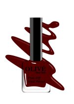 OLIVE Newyork Stunning Nail Lacquer | Chip Resistant, Quick drying nail paint | Highly Pigmented with high shine Nail polish | Shade - Maroon, Dark Red, Wine Red - Image 2