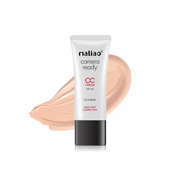 Maliao Camera Ready CC Cream SPF 30 - Dark Spot Correcting | Full Coverage | Brightening & Even Skin Tone | Hydrating & Lightweight Formula | Smooth Finish | Ideal for All Skin Types, Soft Ivory 40g