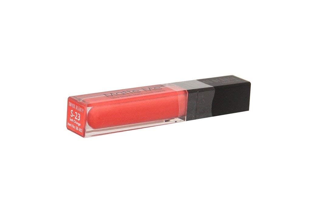 HOMYKI® Matte Liquid Melt Lipstick Ultra Soft Liquid Cream Lipstick 6 ml (ORANGE)