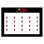 Comet Busters Basic Maroon Tear Drop Bindis (3 mm) (BIN786PACK) (BIN786-3) - Image 4