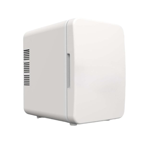 ATORSE® 4L Mini Fridge Multiuse Cosmetics Fridge for Desktop Living Room Small Place White