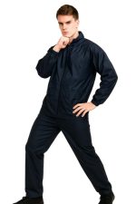 Krystle Premium Waterproof Rain Suit for Men – Jacket & Pants Set (Blue,Medium) - Image 3