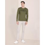 U.S. POLO ASSN. Men Cotton Regular Crew Neck Long Sleeve Brand Print T-Shirt - Image 2