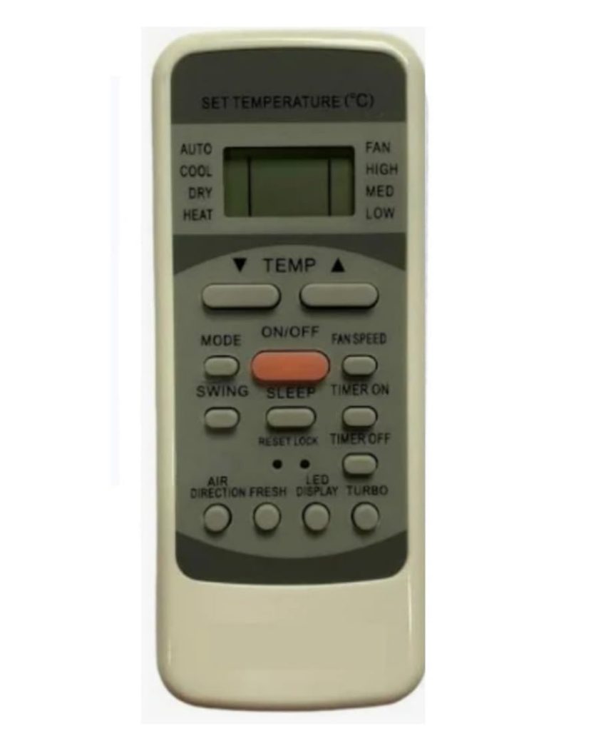 Ethex® Air Conditioner Remote Compatible for Frosty Split/Window AC Remote Control (Please Match The Image with Your Old Remote) (AC-12)