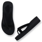 Doctor Walk Flip Flop for Women | Soft Comfortable | Breathable | Fashionable | Stylish | Trendy | Super soft | Lightweight | Anti-Slip Sole | Indoor & Outdoor | (DW-022)(Black) - Image 5