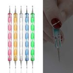 Belicia Nail Art Design Tools, 5pcs Nail Dotting Pen Tool Nail Art Tip Dot Paint Manicure kit - Image 6