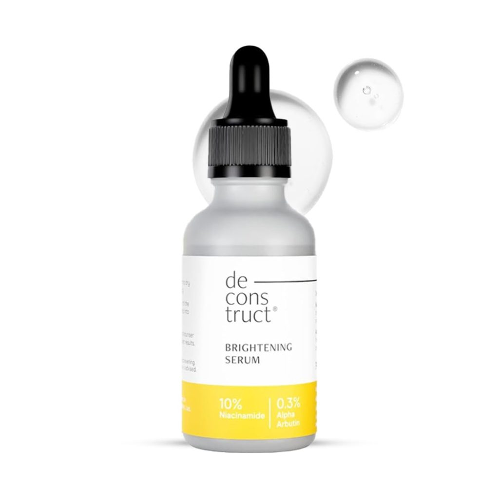 Deconstruct Brightening Serum with 10% Niacinamide Serum with 0.3% Alpha Arbutin | Brightens skin, treats dullness, reduces tan | Lightweight, non-irritating & beginner-friendly formula|30ml