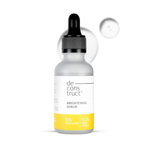 Deconstruct Brightening Serum with 10% Niacinamide Serum with 0.3% Alpha Arbutin | Brightens skin, treats dullness, reduces tan | Lightweight, non-irritating & beginner-friendly formula|30ml