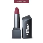 7 violate Rich & Vibrant Color Lipstick | Lightweight, Long-Lasting Formula | Creamy Matte Finish | One Swipe Application | Vitamin E Infused, Non-Drying - Image 2