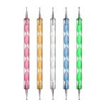 Belicia Nail Art Design Tools, 5pcs Nail Dotting Pen Tool Nail Art Tip Dot Paint Manicure kit