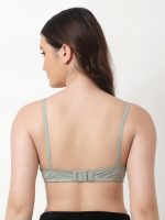 Emavic Women's Cotton Blend Lightly Padded Non-Wired Printed T-Shirt Bra Combo Pack of 3 - Image 2