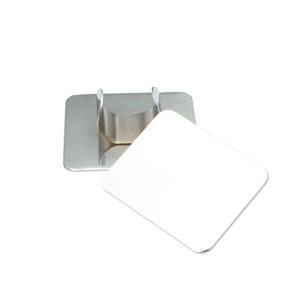 Unique Empire 2PCS Stainless Steel Palette Ring Nail Art Cosmetic Makeup Gel Mixing Paint Manicure Tool